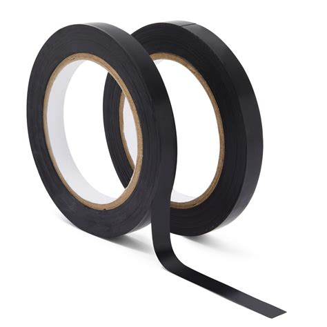 2 Rolls Vinyl Pinstripe Tape, 1/2-Inch x 36 Yards Gym Floor Tape for ...