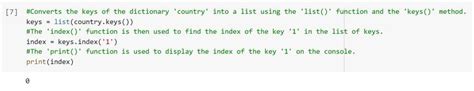 Key Index In Python Dictionary - Python Guides