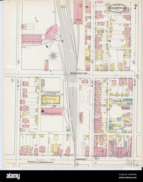Sanborn Fire Insurance Map from Steubenville, Jefferson County, Ohio ...