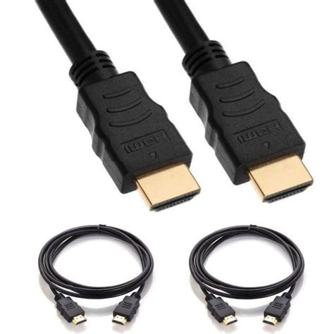 Cable Builders Short HDMI Cable [2-Pack], UHD Ultra High Speed HDMI 2.0 ...