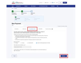 Tax payment over the Counter User Manual | Income Tax Department