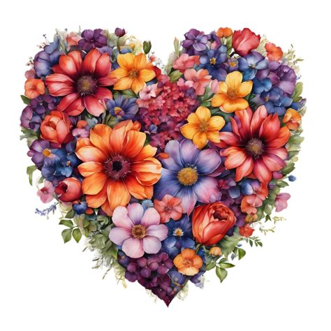 Flowers Heart Valentine's Day Free Stock Photo - Public Domain Pictures