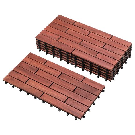 TrumanPick 6 PCS Deck Tiles Outdoor Waterproof Flooring Tiles for ...