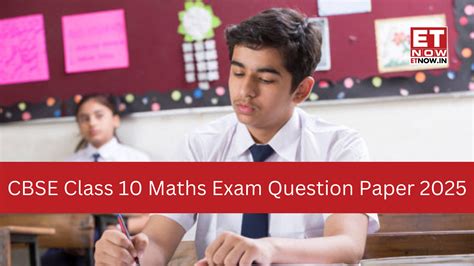 CBSE Class 10 Maths Exam Question Paper 2025: Check CBSE 10th Maths ...
