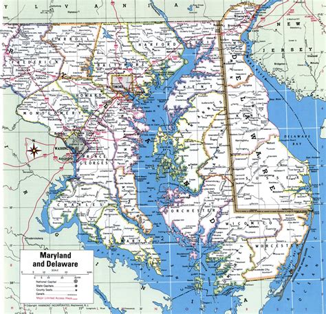 Maryland counties map.Free printable map of Maryland counties and cities