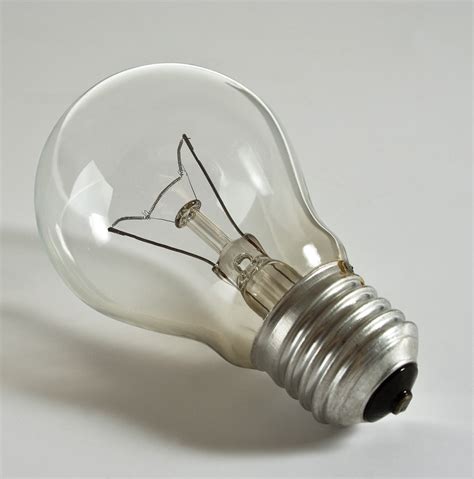 Tungsten Filament Light Bulb