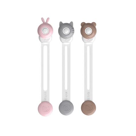 Buy Chinashow Women's Set of 3 Safety Cabinet Locks Cartoon Anti Pinch ...