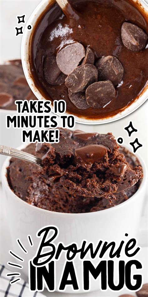 Our brownie in a mug recipe creates a rich and decadent brownie treat ...