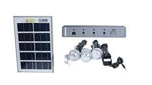 Solar Universe India Solar DC Home Lighting System & Kit with 3X 6V-DC ...