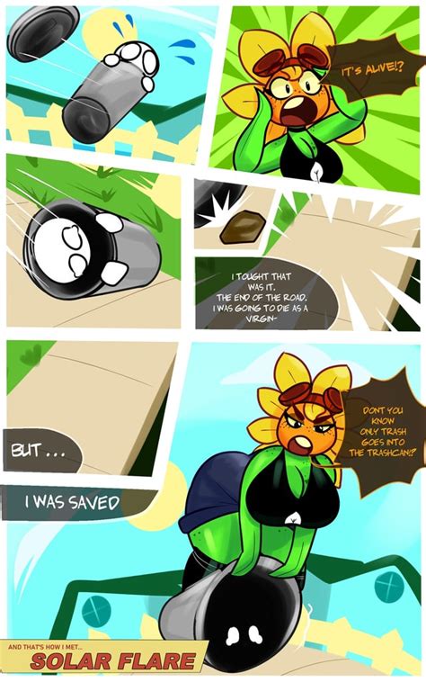 Solar Flare comic "Playdate" - mady by @McKeyes : r/PlantsVsZombiesRL34