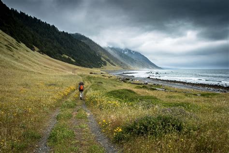 The beginning of the Lost Coast Trail. This was the easy part before ...