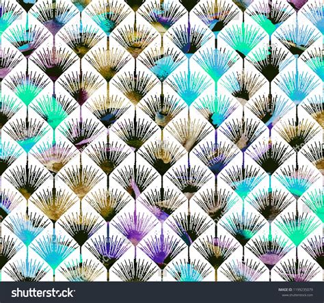 Geometrical Texture Repeat Modern Pattern