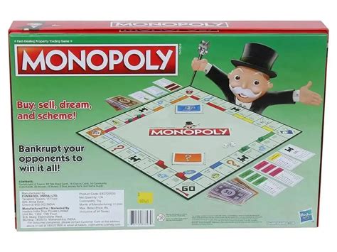 Hasbro Gaming Monopoly Classic Version – Own It All with the Timeless ...