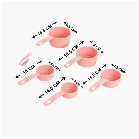 Buy Bakers Pride Set of 5 ABS Measuring Cups from Home Centre at just ...