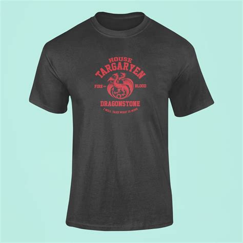 House Targaryen fire and blood T-Shirt – Dhaakad Tau