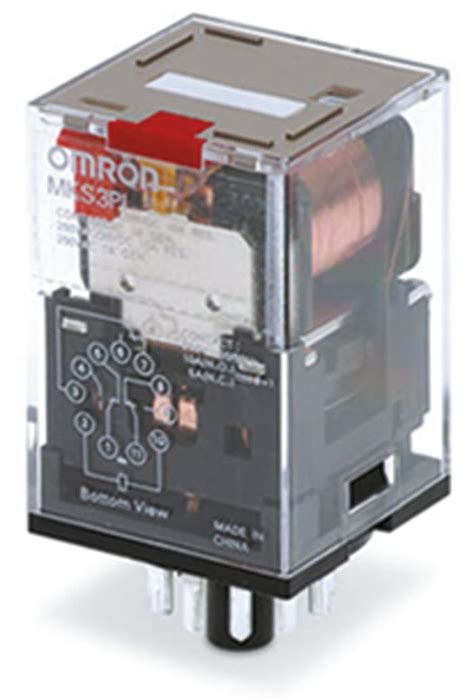 MKS2PN 24VDC Omron | Omron Plug In Power Relay, 24V dc Coil, 10A ...