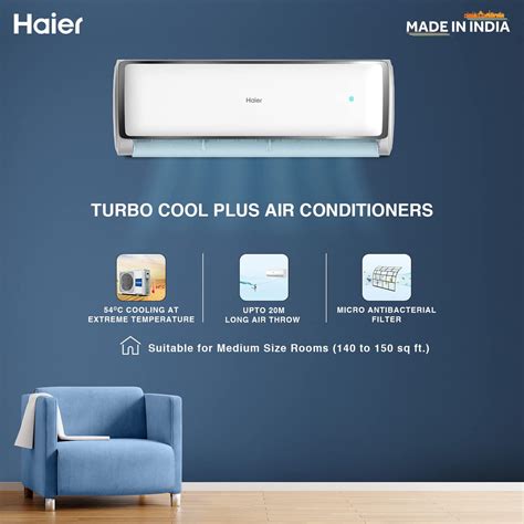 Haier 1.6 Ton 3 Star Split AC (HS19T-TXS3BE-FS) | Copper Condenser | A ...