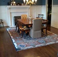 Rug Kitchen Table Size by What Size Rug To Use For Your Dining Room Rug Kitchen Table Size