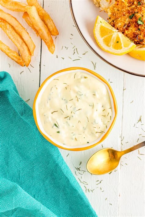 Easy 4 Ingredient Tartar Sauce - All You Need is Brunch