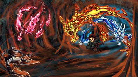 Hinokami Kagura Nezuko Kamado Rui Tanjiro Kamado 4K 5K HD Demon Slayer ...
