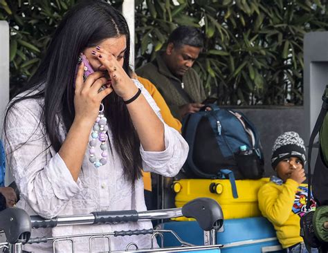 Passengers seen crying after IndiGo flight cancellations: Chaos at ...