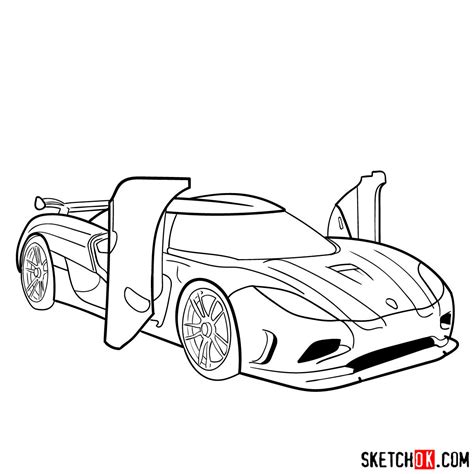 Koenigsegg Agera R Drawing