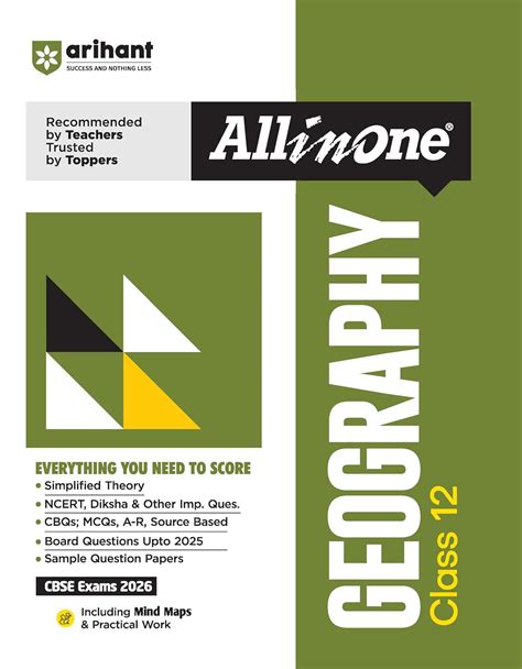 Arihant All in One Geography Class 12 for CBSE Exams 2025-26 – EduTiger