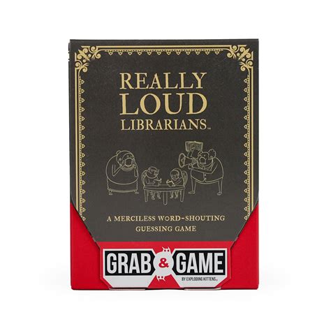 Amazon.com: Exploding Kittens Really Loud Librarians Grab & Game 2 ...
