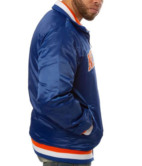 Blue New York Knicks Starter Jacket - Jacket Makers