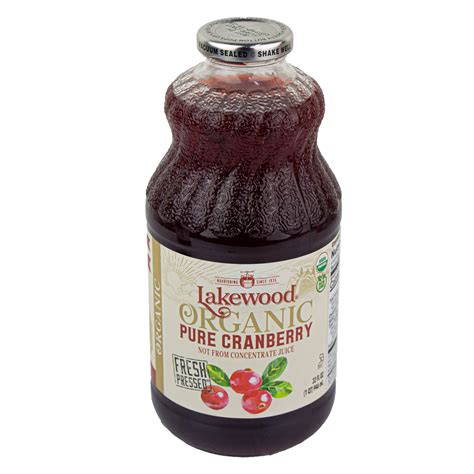 Lakewood Organic Pure Cranberry Juice 32 oz (In Store Pickup Only ...