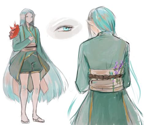 D&D character sketch concept! : r/AnimeSketch