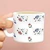 Larah by BOROSIL Bouquet Opalware Mug | Set of 6 Tea/Coffee Mugs, 100 ...