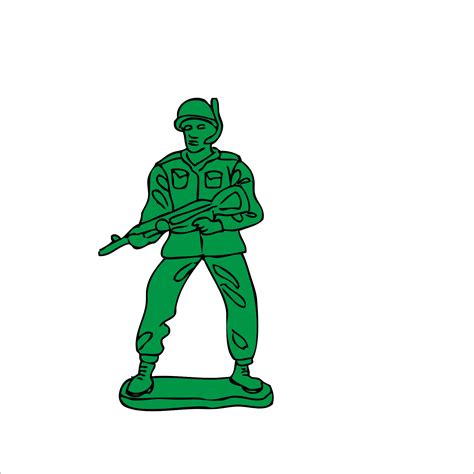 Toy Soldier Clip Art - Green Army Men Clip Art - Png Download - Full ...