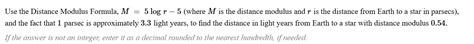 Image result for Distance modulus formula