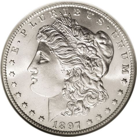 1897 Morgan Silver Dollar (Extremely Fine to Almost Uncirculated ...