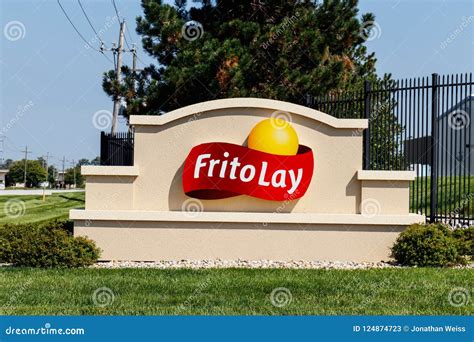 Frankfort - Circa August 2018: Frito-Lay Snack Food Plant. Frito-Lay is a Subsidiary of PepsiCo ...