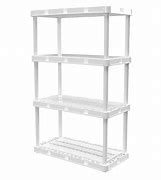 Image result for Gracious Living Knect-A-Shelf 48 In. H X 24 In. W X 12 In. D Resin Shelving Unit