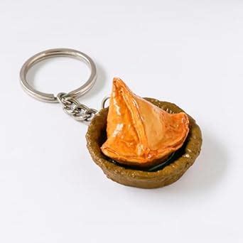 Esmaric Samosa Food Miniature Keychains | Best Souvenir Gift 100% Made ...