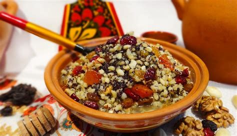 Традиционные рецепты кутьи из пшеницы с добавками мака, орехов, цукатов ...