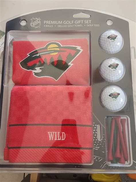 Team Golf NHL Minnesota Wild Gift Set Embroidered Golf Towel, 3 Golf ...