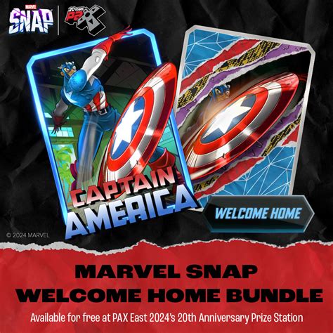 Marvel Snap Welcome Home Bundle - Free Codes at PAX East 2024 - Marvel Snap Zone