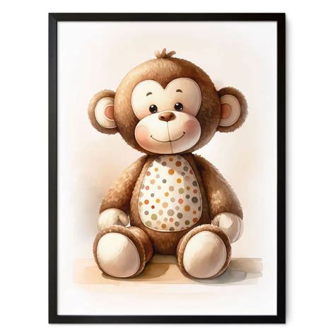 Poster Little monkey - Magnusson | wall-art.com