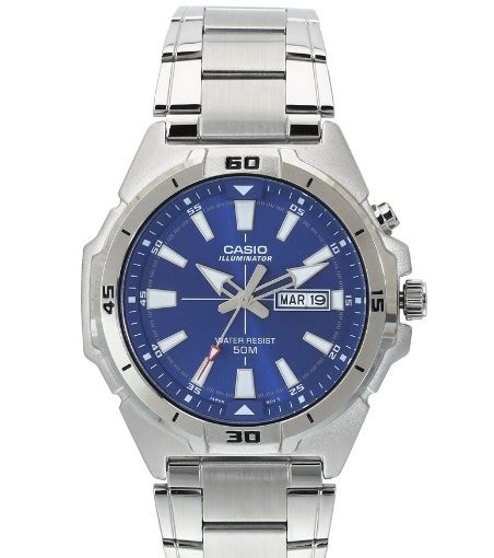 Grab this Casio Mens Enticer Blue Dial Analogue Watch A1374 in your ...