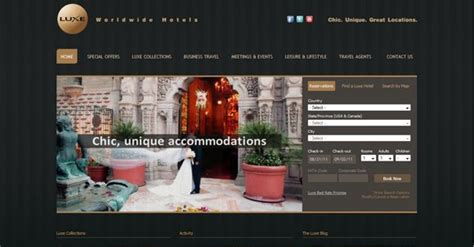 18个精心设计的酒店及旅游网站设计欣赏 | 设计达人
