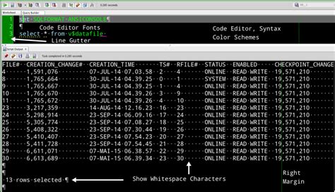 Image result for How to Underline in SQL Developer