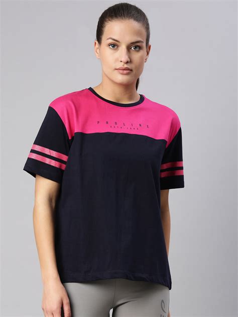 Buy Women's Solid Boxy Fit T-Shirts @ Rs ₹ 300 | Fila India