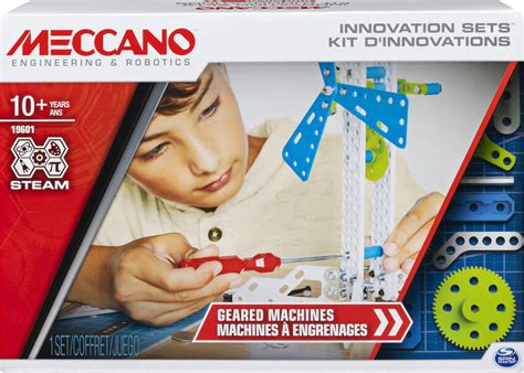 Buy MeccanoGeared Machines S.T.E.A.M. Building Kit with Moving Parts ...