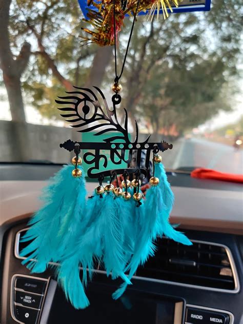 Jiyu Creation Krishna Dream Catcher for car Hanging/Car Hanging ...