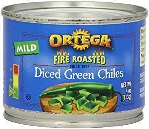 Ortega Mild Diced Green Chiles 4 Oz. Pk Of 3. : Amazon.in: Grocery ...