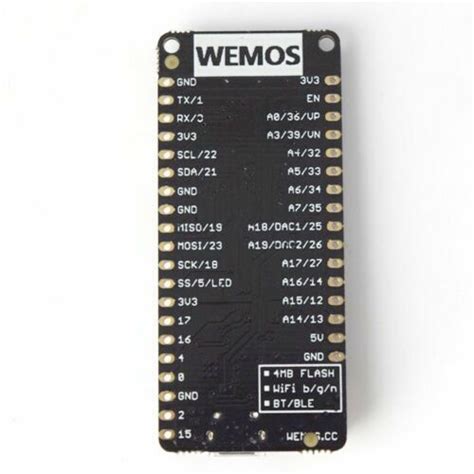 4MB Flash WEMOS Lolin32 CP2104 & Bluetooth Card | Ubuy India
